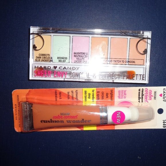 HARD CANDY SHEER ENVY CONCEAL & CORRECT PALETTE COLOR CORRECT CUSHION WONDER - Picture 1 of 3